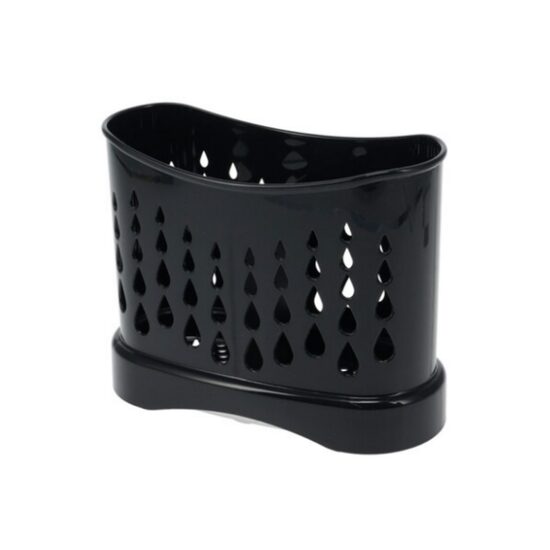 Virtuves piederumu uzglabāšanas trauks, melns